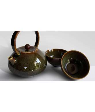 Porcelain Tea Set green