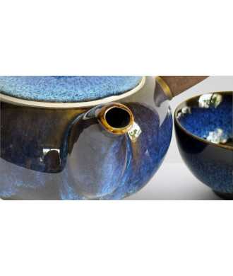 Blue Porcelain Set with Wooden Handles 3 —  Decoration Luxury | Maison Imperiale