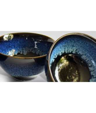 Blue Porcelain Set with Wooden Handles 4 —  Decoration Luxury | Maison Imperiale