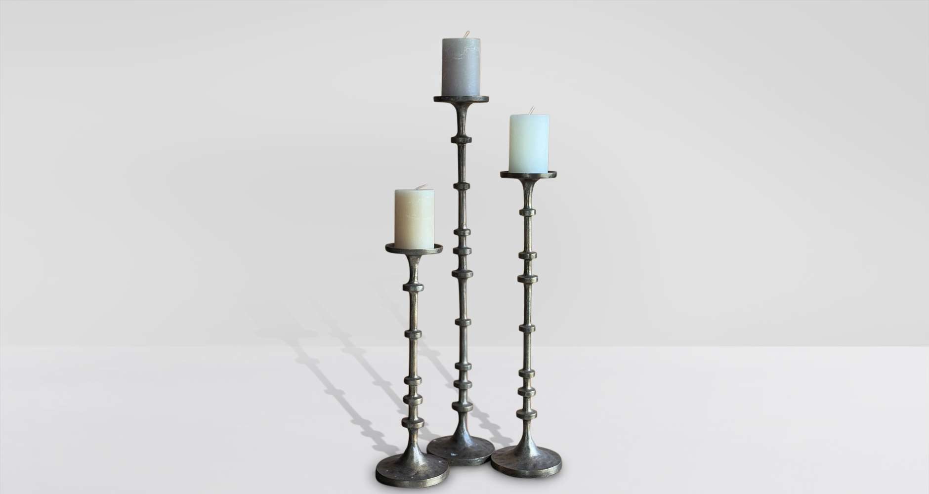 Medium brass candlestick