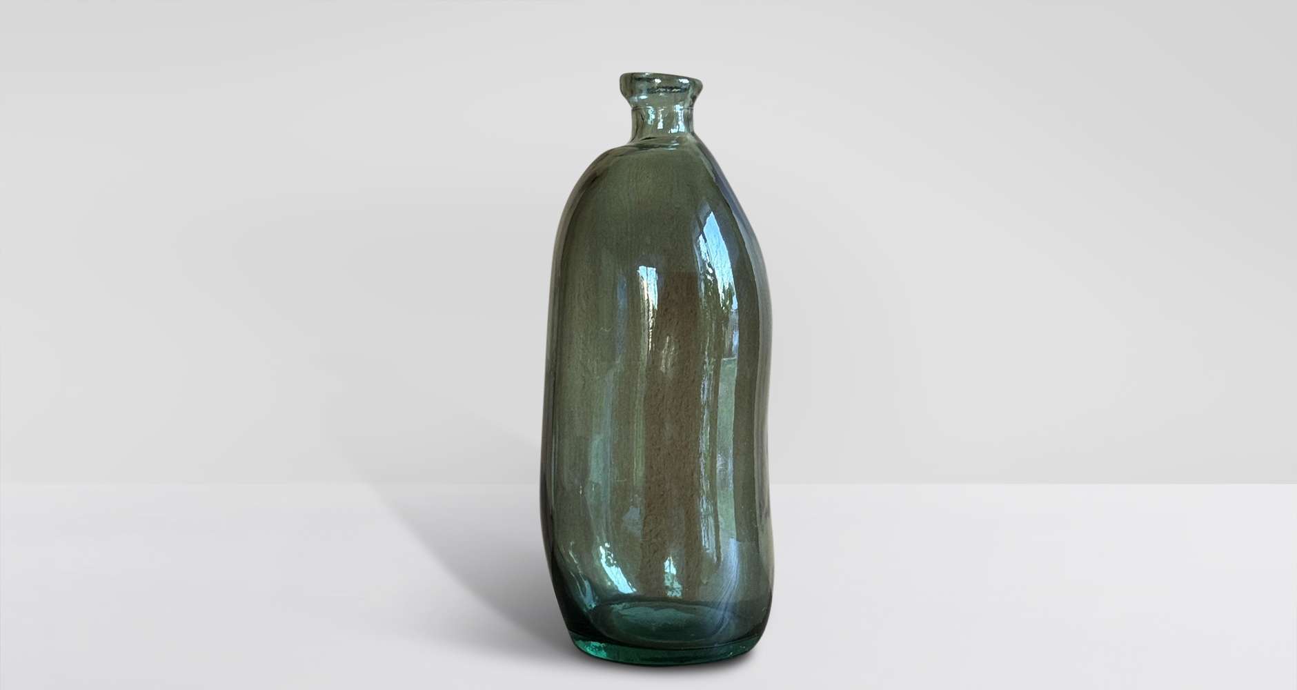 Vase en verre recyclé Quattro