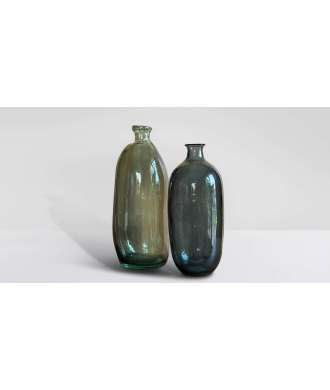 Vaso vetro riciclato quattro