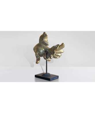 Pesce Oro Sinuoso piccolo 7 — Decorazione Luxury | Maison Imperiale