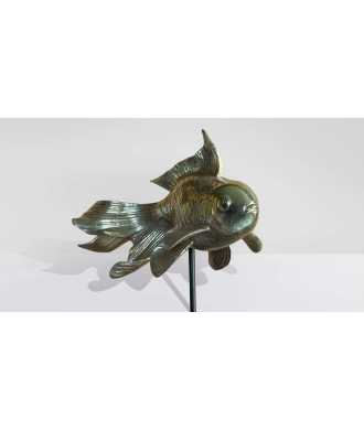 Poisson Doré Sinueux grand 4 —  Décoration Luxury | Maison Imperiale