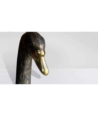 Cigno nero in resina 9 — Decorazione Luxury | Maison Imperiale