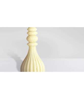 Large Baroque Candle in Natural Beeswax 5 —  Decoration Luxury | Maison Imperiale
