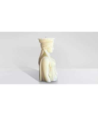 Bougie Caryatide Demi-Buste en Cire d’Abeille 7 —  Décoration Luxury | Maison Imperiale