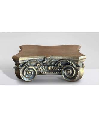 Capitello-piedistallo Oro scuro