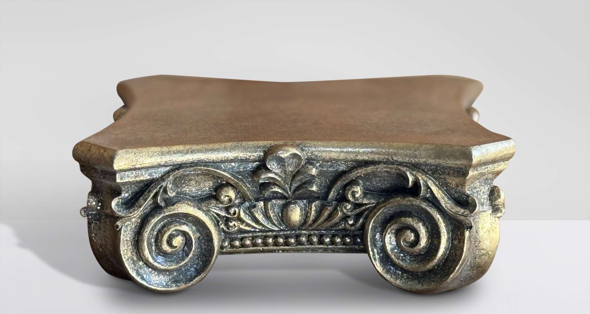 Capitello-piedistallo Oro scuro