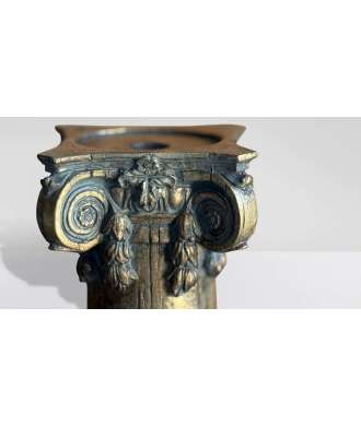 Capital candleholder Dark Gold