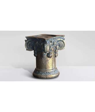 Capital candleholder Dark Gold