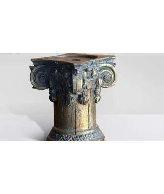 Capital candleholder Dark Gold