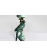 Candeliere Pappagallo Verde & Oro 4 — Decorazione Luxury | Maison Imperiale