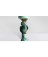 Parrot candle holder Green, Gold