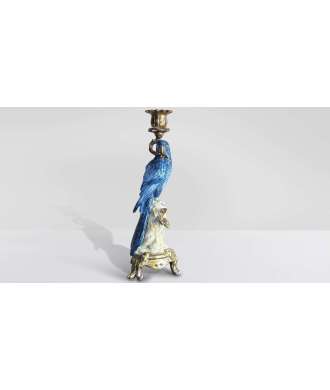 Candeliere pappagallo Blù, Oro