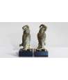 Pair of parrots Antique Gold, Brown