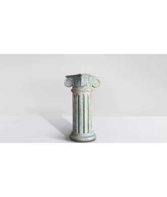 Grande Colonna Decorativa Verde & Oro 4 — Decorazione Luxury | Maison Imperiale