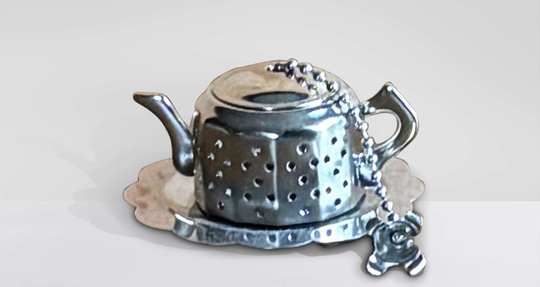 Teapot-to-Cup Filter in Stainless